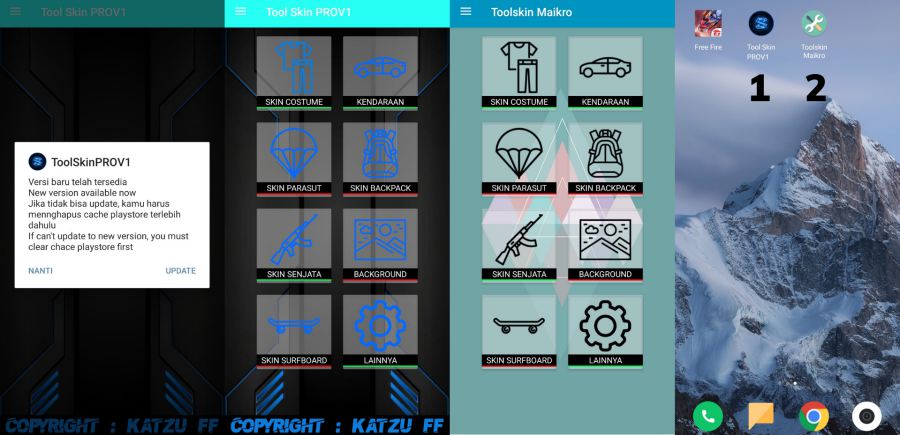 Download Tool Skin FF Anti Banned