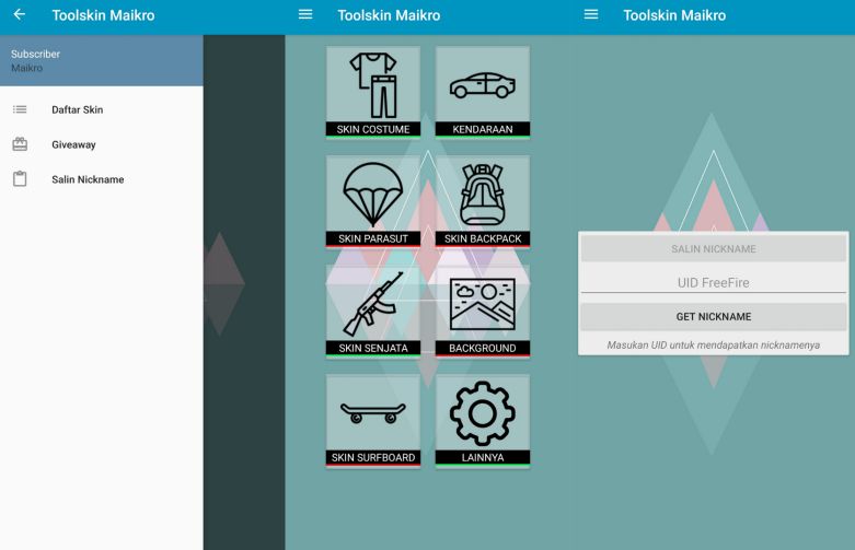 Download Tool Skin FF Apk