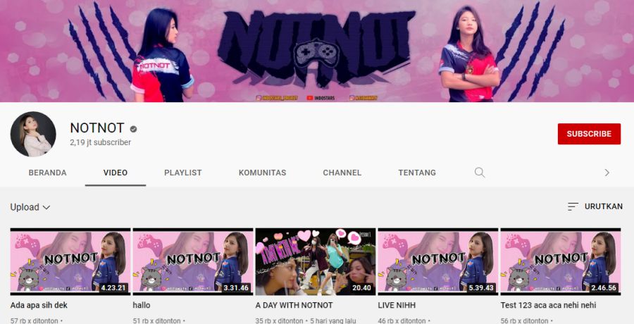 Akun Free Fire Evos NOTNOT