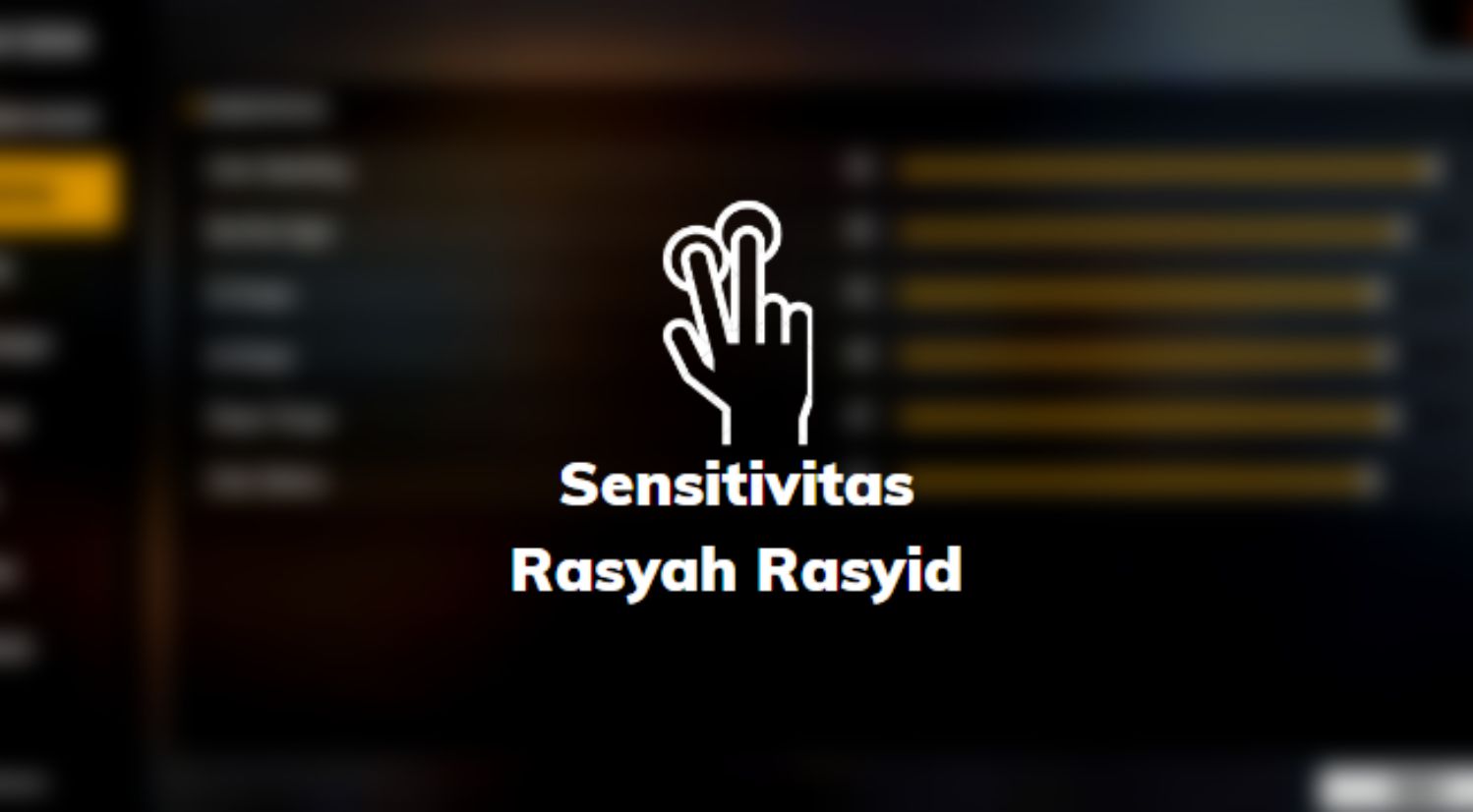 Sensitivitas Rasyah Rasyid