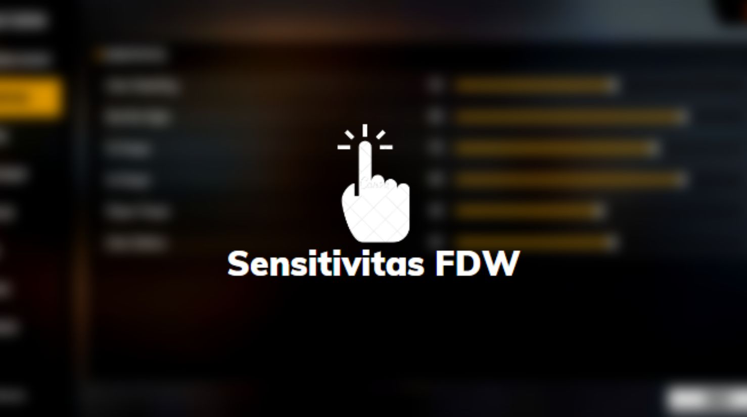 Sensitivitas FDW
