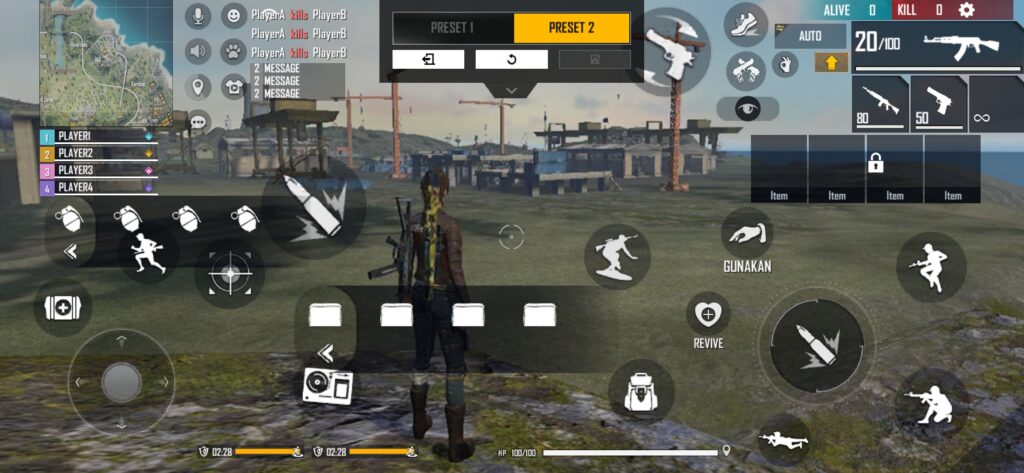 Custom HUD FF Auto Headshot Terbaik