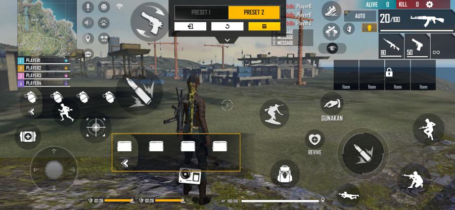 Setting Custom HUD FF Gloo Wall Cepat
