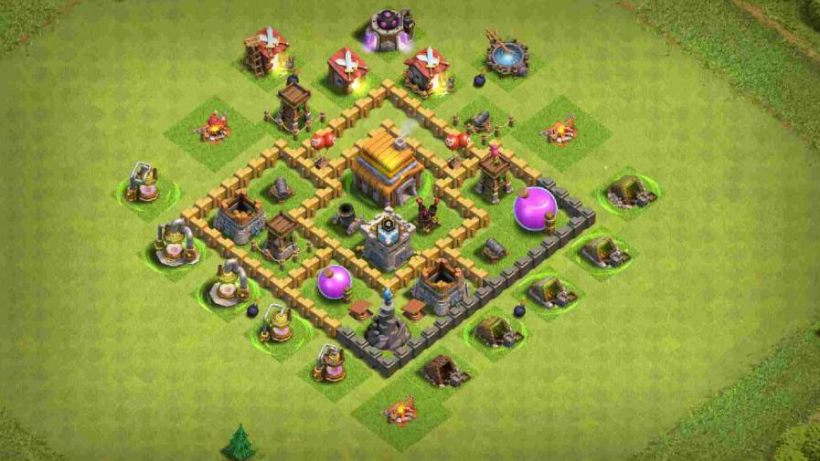 Base COC TH 5 Trophy