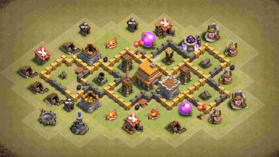 Base COC TH 5 War
