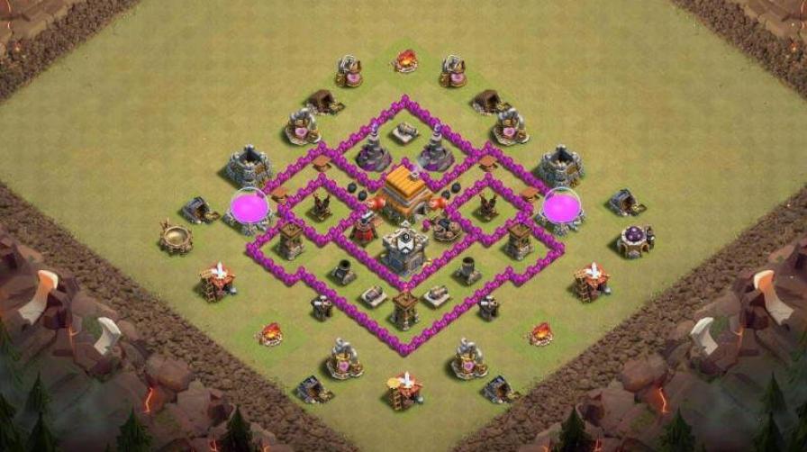 Base COC TH 6 War