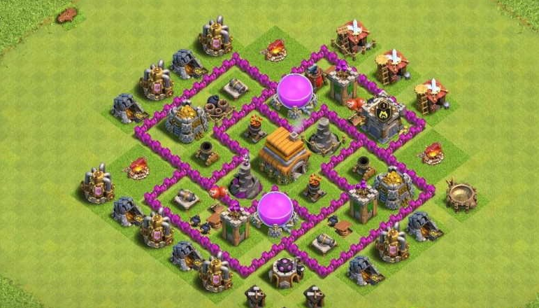 Base COC TH 6 Trophy
