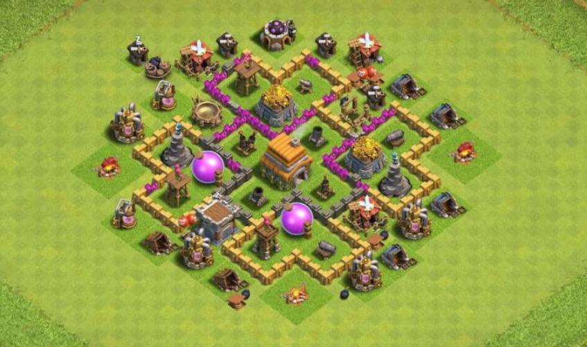Base COC TH 6 Hybrid