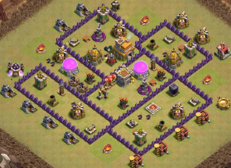 Base War COC TH 7 Terabik