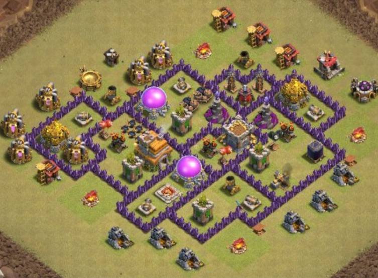 Base COC TH 7 Anti 3 Star