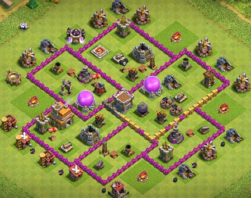 Base Farming COC TH 7 Terbaik