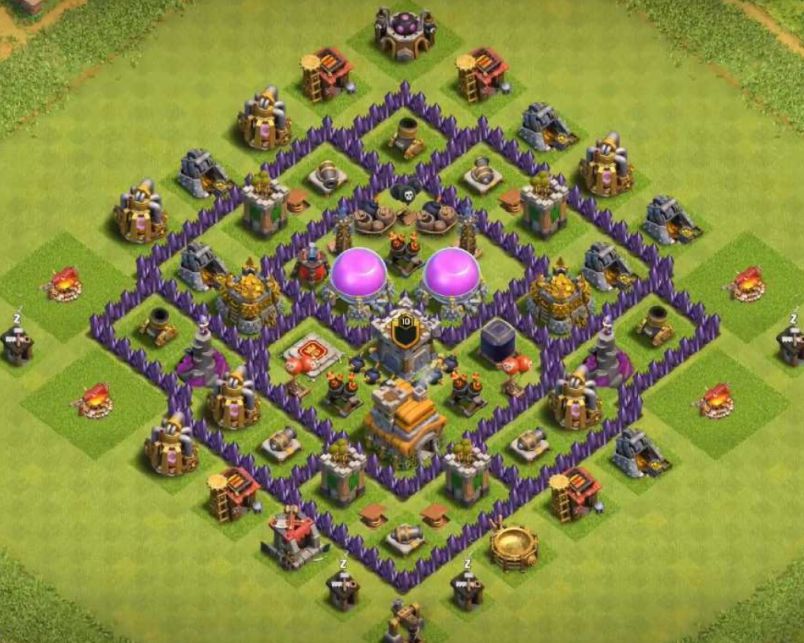 base coc terbaik townhall 7