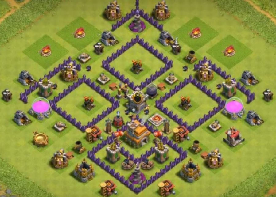 Base Trophy COC TH 7