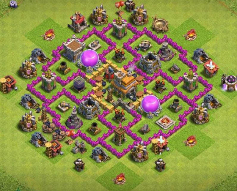 Base COC TH 7 Terbaik
