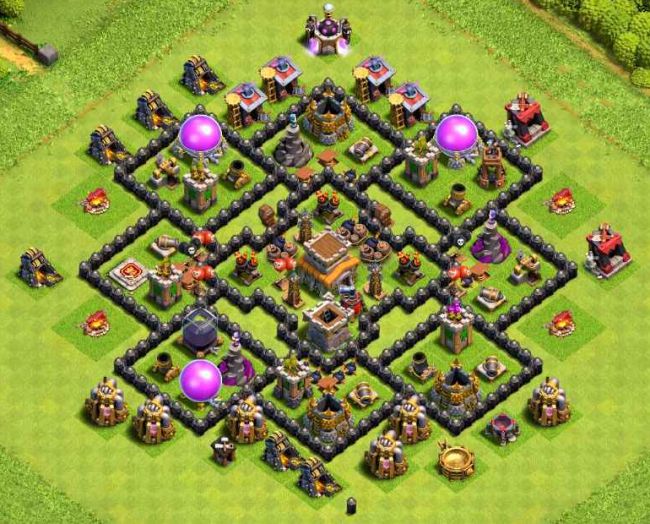 Base Trophy COC TH 8 Terbaik