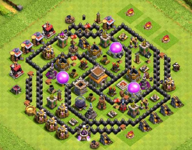 Base COC TH 8 Terbaik