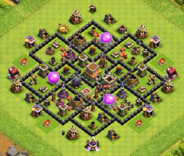Base Trophy COC TH 8