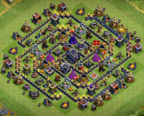Base COC TH 9 Terbaik