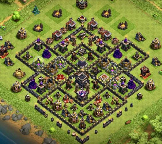 base terbaik coc townhall 9