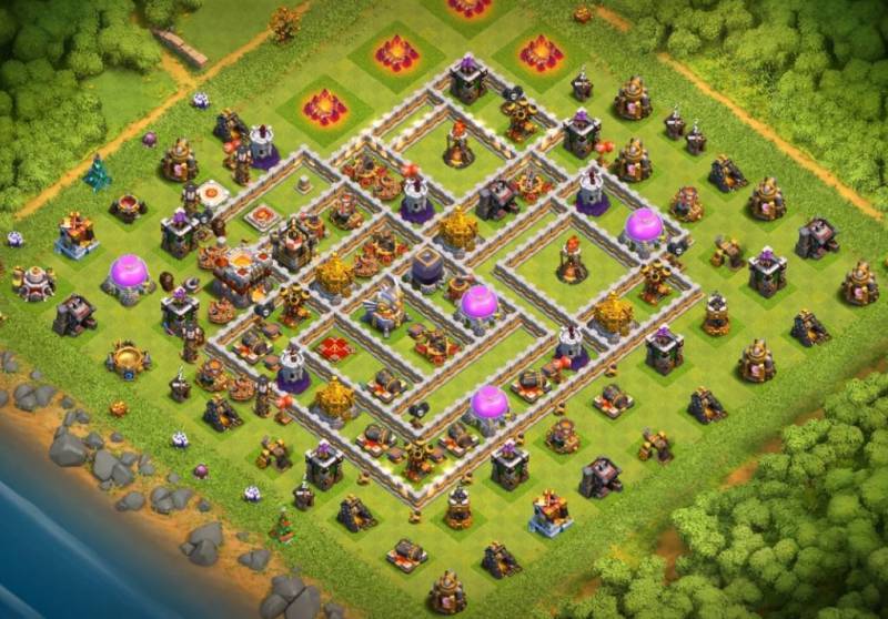 Base Farming COC TH 11 Terbaik