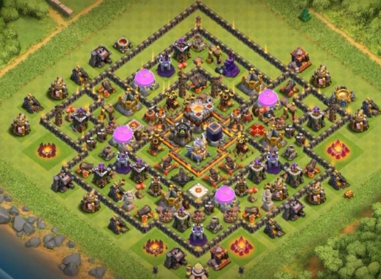 Base Trophy COC TH 11