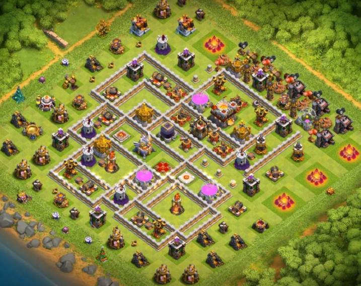 Base Farming COC TH 11