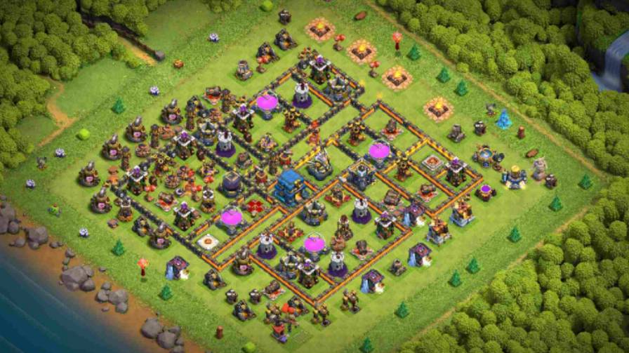 thropy coc base th 12