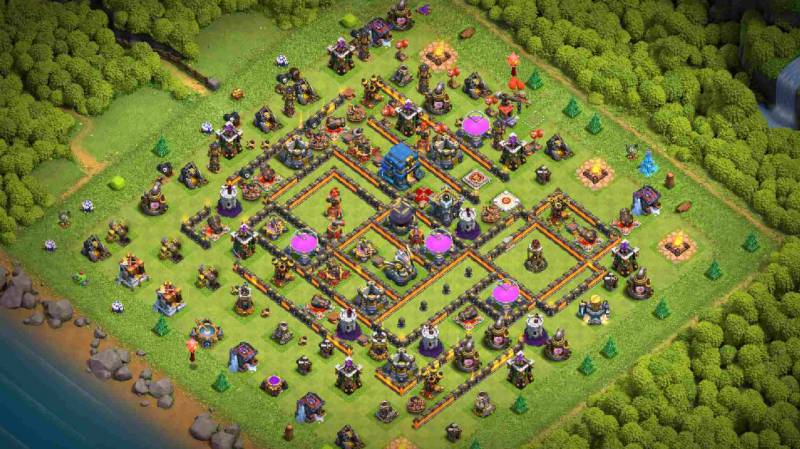 Base Hybrid COC TH 12 Terbaik