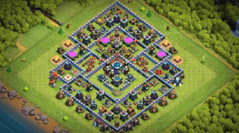 Base Trophy COC TH 13 Terbaik