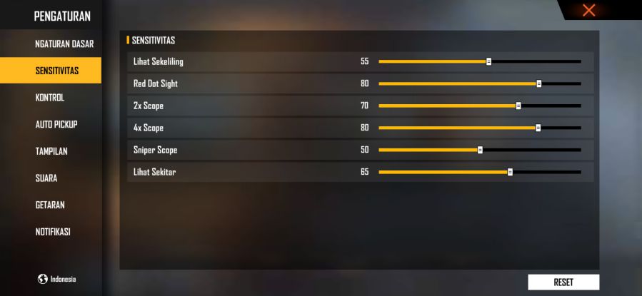 setting ff auto headshot