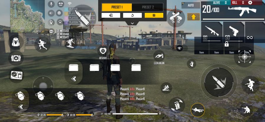 Custom HUD 3 Jari FF Auto Headshot