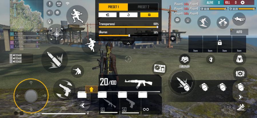 Custom HUD 3 Jari FF Lincah