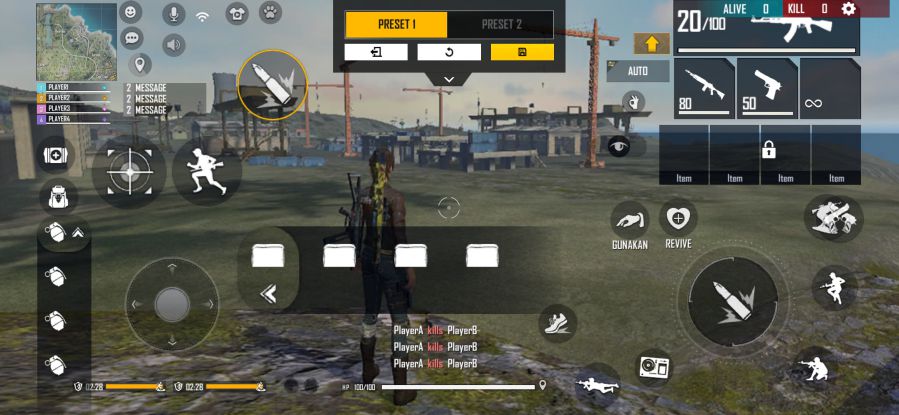 Custom HUD 3 Jari FF Scope Cepat