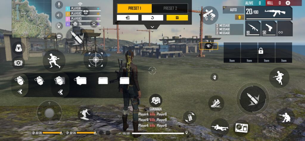 setting custom hud 2 jari FF