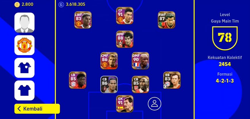 Pemain PES Mobile 