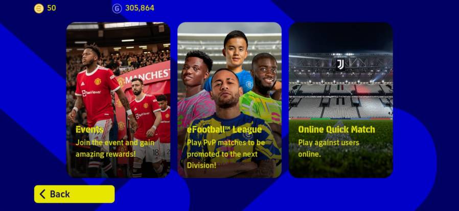 UI Kompetisi PES Mobile