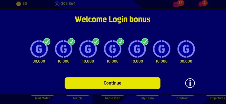 Cara Dapat GP PES Mobile Dengan Login