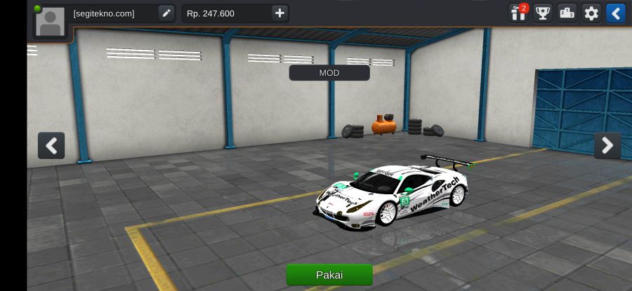 Download Mod Bussid Ferrari 488 GT3 2018