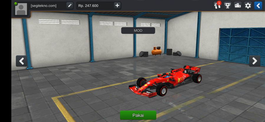 Download Mod Bussid Ferrari SF90 F1 2019