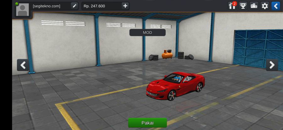 Download Mod Bussid Ferrari Portofino 2022