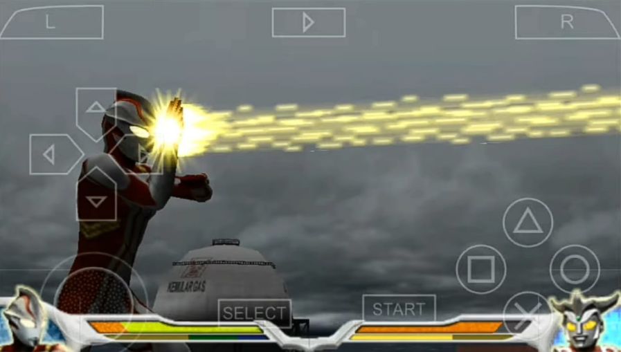 Grafik Game Ultraman Fighting Evolution 0 PPSSPP