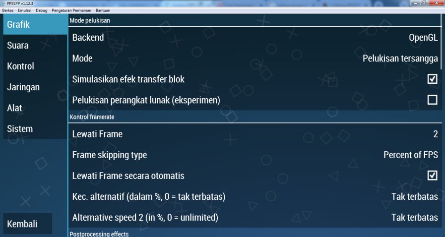 Cara Setting PSP di PC