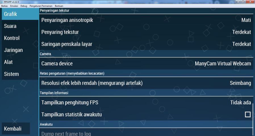 Setting Grafik PPSSPP di PC