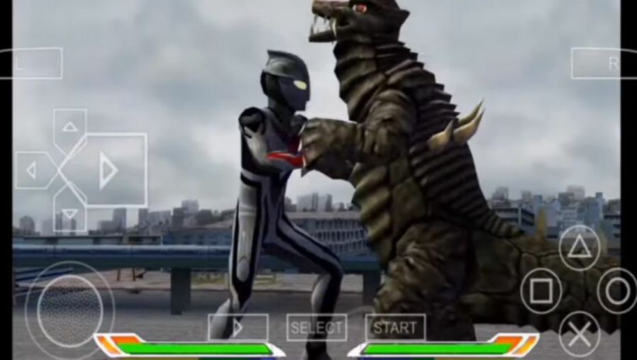 Grafik Game Ultraman Nexus PPSSPP