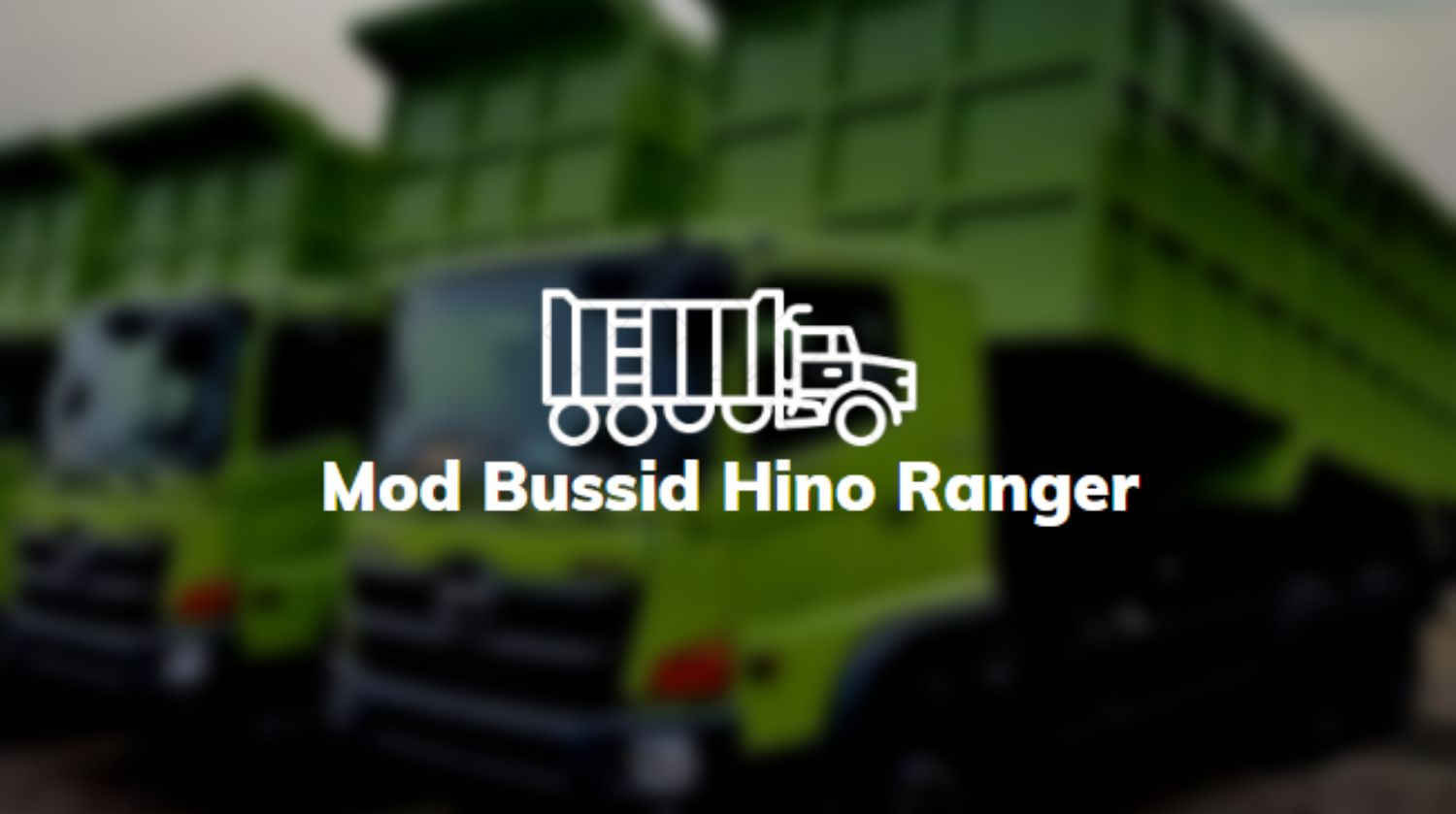 Mod Bussid Hino Ranger