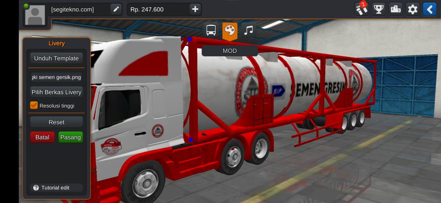 Download Mod Bussid Muatan Berat Tangki