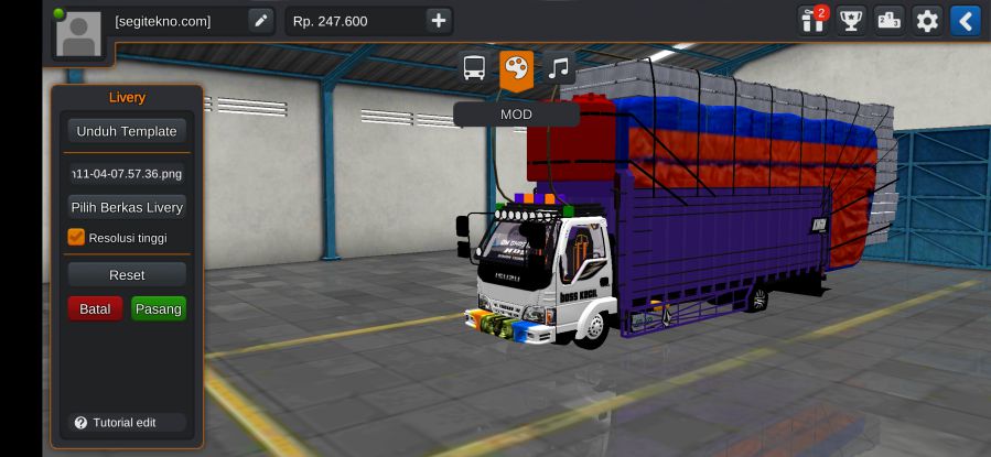 Download Mod Bussid Muatan Berat Over