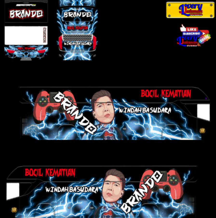 Livery Bussid Windah Basudara Bocil Kematian