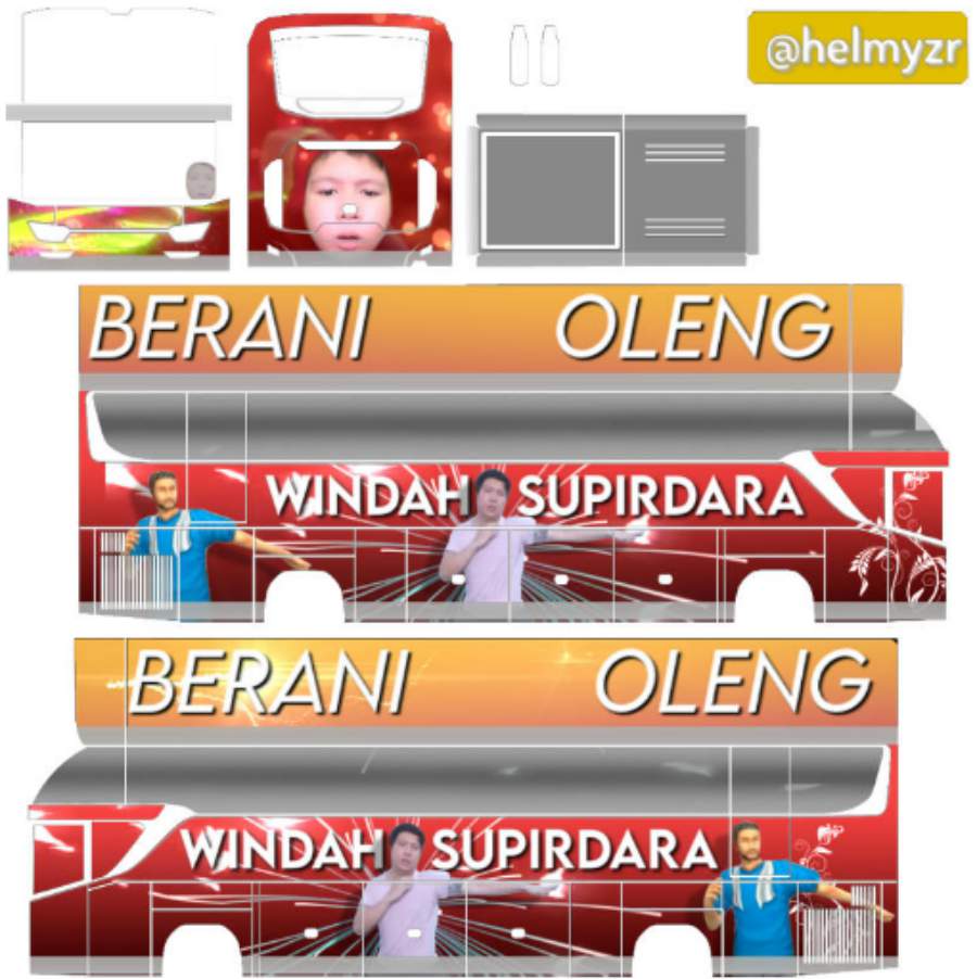 Livery Bussid Windah Basudara Bus HD