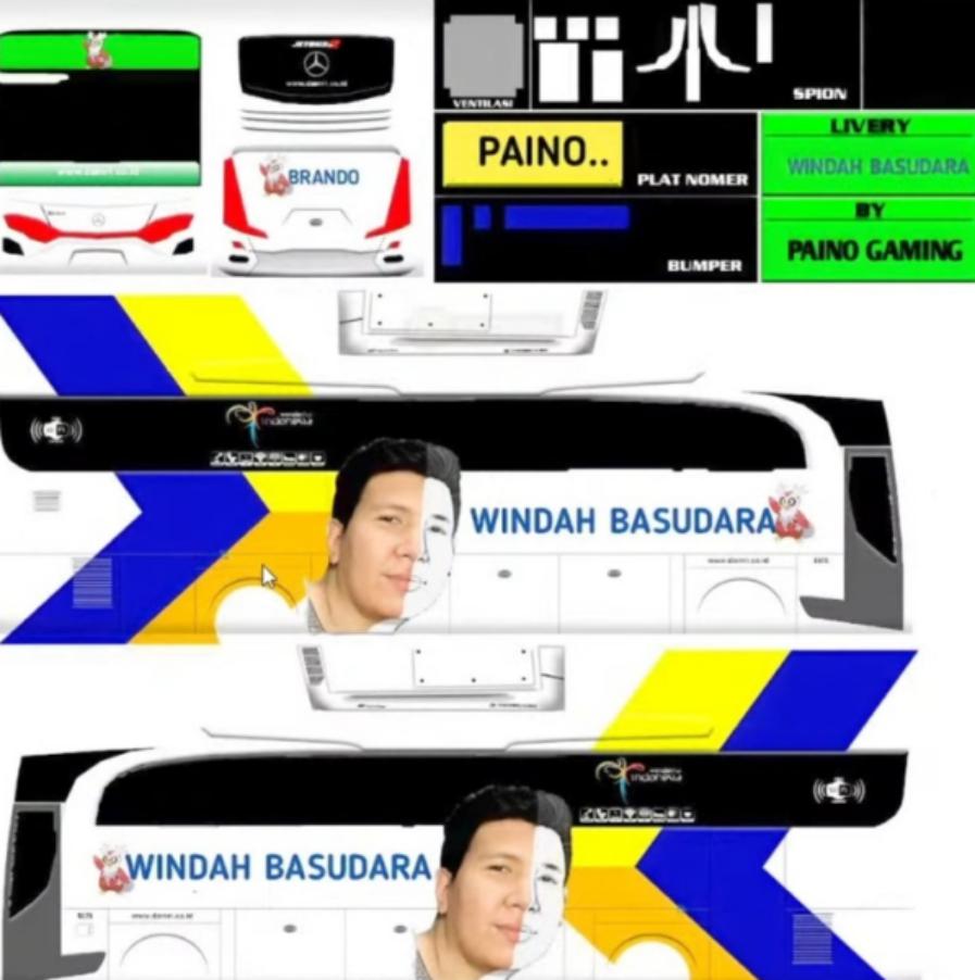 Livery Bussid Windah Basudara Saat Live